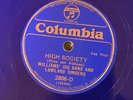 Columbia 2806 Clarence Williams Jug Band HIGH SOCIETY 78rpm E Blue Shellac 1933