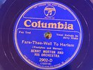 Columbia 2902D  Benny Morton Orch GET GOIN' 1934  78 rpm  EE- Jazz Blue Shellac