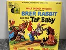 Disneyland Book and Record Brer Rabbit 7 Inch 33rpm LLP 363 Vintage