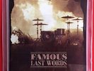 MY CHEMICAL ROMANCE -Famous Last Words/My Way Home.- UK Square Picture Disc W758