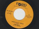 DOOWOP TEEN-45 -JACK BAILEY - TIGER LIL  / YOUR MAGIC  TOUCH- HEAR -1962 DJ FORD