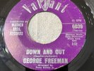 Northern Soul Popcorn 45 - George Freeman - Down And Out - Valiant