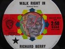 HEAR Richard Berry 45 Walk Right In / Its All Right R&B soul doo wop Kim Fowley
