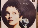 MADONNA RAIN 12'' VINYL PICTURE DISC RECORD LP Erotica PROMO CARD & HYPE