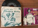 EARTHA KITT 45 Santa Baby Picture Sleeve RCA Victor 1953 Christmas Soul R&B