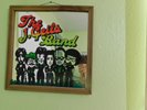 J Geils band mirror wood frame appox. 13