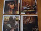 Taylor Swift Midnights Vinyl Set of 4 With Autographed/Signed Photos With Hearts