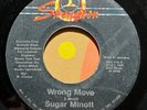 80s digi roots 7” SUGAR MINOTT Wrong Move  Mp3 Skengdon Reggae w/ Harp 1986 VG+