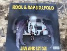 Kool G. Rap & D.J. Polo Live And Let Die 1992 LP US Original Press VG+ Vinyl