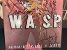 W.A.S.P. Animal (F**k Like A Beast) signed 12” vinyl record single. MFN OG.