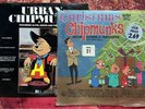 Christmas With The Chipmunks / Urban Chipmunk Lp Records w/ Poster And Flier
