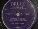 The Harptones Bruce 104 78rpm   MAMBO BOOGIE / I DEPENDED ON YOU