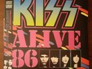KISS / Alive 86 / Indianapolis 1986 / OBI + Stickersheet + Tourbook