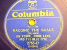 VENUTI-LANG Raggin the Scale 1933 COLUMBIA BLUE WAX 78 ART KASSEL HOT DANCE JAZZ