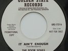 Psych Garage SF THE POOR SOULS It Ain't Enough VG+ GOLDEN STATE WL Promo HEAR