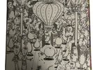 Fan’s first edition “Jackpot Juicer” by Dance Gavin Dance - Blue + Red Splatter