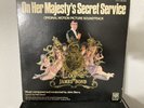 On Her Majesty's Secret Service Vinyl LP 1969 UA James Bond Soundtrack