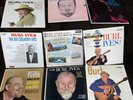 9x LP Burl Ives LOT:Down to the Sea in Ships,Versatile,pearly shells,wayfaring +