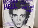 RICHARD HELL THE NEON BOYS ORIG 1980 SHAKE RECORDS 45 PICTURE SLEEVE