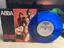 ABBA - SO LONG - BLUE VINYL - UK