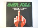OVERKILL FUCK YOU  AND THEN SOME LP REPRESS (2) DOUBLE VINYL