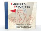 RARE 1950's UNIVERSITY OF FLORIDA GATORS 4 RECORD ALBUM SET GLEE BAND 78 RPM VG