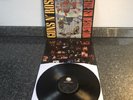 LP VINYL ALBUM GUNS N' ROSES APPETITE FOR DESTRUCTION UK 1ST PRESS PROMO EX/EX
