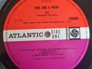 Yes LP Time And A Word UK Atlantic Plum 1st Press & INSERT PROG A1 B2 **