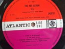 Yes LP The Yes Album UK Atlantic Plum 1st Press PROG A 1 B 1 **