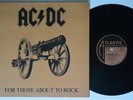 AC/DC For Those About To Rock We Salute You ATLANTIC LP VG++ gatefold NICE
