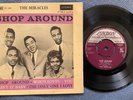 THE MIRACLES - SHOP AROUND EP rare UK 1961 E.P. / SOUL / SMOKEY ROBINSON EX+ /EX