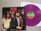 AC/DC highway to hell stunning purple LP vinyl album on Atlantic records ex