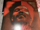 The Weeknd After Hours Deluxe Signed Clear With Red Splatter Colored Vinyl 2XLP
