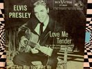 Elvis Presley Love Me Tender Picture Sleeve ONLY 45 RARE Original RCA GREEN
