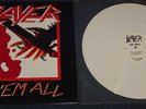 Slayer Slay ‘Em All LP White Vinyl Record 150 Copies Slayer Metallica