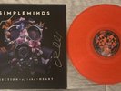Simple Minds SIGNED Direction Of The Heart ORANGE LP Autographed VINYL