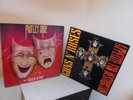 GUNS N' ROSES APPETITE FOR DESTRUCTION AND MOTLEY CRUE THEATRE OF PAIN LP COMBO