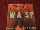 W.A.S.P. Animal (F**k  Like A Beast) LP EP Restless Records 1985  2 Track EP