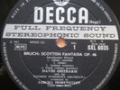 SXL 6035 ED2 Oistrakh Bruch Scottish Fantasia Hindemith EXCELLENT Decca WBG 1E