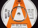 Mott The Hoople - Roll Away The Stone - 1973 S CBS 1895 Single Sided Demo 7
