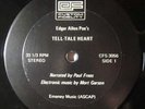 MORT GARSON + PAUL FREES Edgar Allen Poe Tell-Tale Heart LP Custom Fidelity RARE