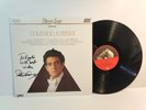 Placido Domingo Verdi   classical lp  signed, autographed vinyl near mint.