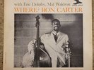 RARE WHERE RON CARTER ERIC DOLPHY NEW JAZZ DG RVG LP EXCELLENT PROMO