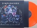 Simple Minds Direction Of The Heart SIGNED Orange Vinyl & Vision Thing Lyric New