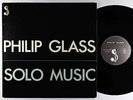 Philip Glass - Solo Music LP - Shandar France VG++ Autograph