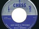 BOBO JENKINS - Bad Luck & Trouble / Democrat Blues - CHESS - Blues R&B 45