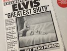 ELVIS' GREATEST SHIT Vinyl LP  Lyrics and Prescription Insert Dog Vomit Records