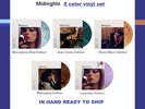 taylor swift-midnights clock 5lp color set includes the soldout lavender edition