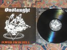 ONSLAUGHT - POWER FROM HELL - CHILDREN OF THE REVOLUTION 1985 - HTF - LOOK