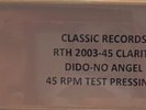 Dido — No Angel 45 rpm Classic Records Test Pressing SEALED #4 of 5